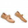 Women loafers, moccasins 685 brown