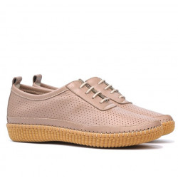 Women loafers, moccasins 688 cappuccino