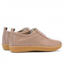 Women loafers, moccasins 688 cappuccino