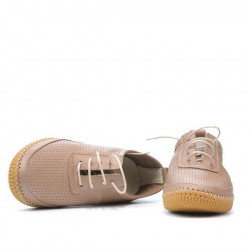 Women loafers, moccasins 688 cappuccino