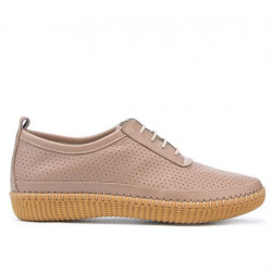 Women loafers, moccasins 688 cappuccino