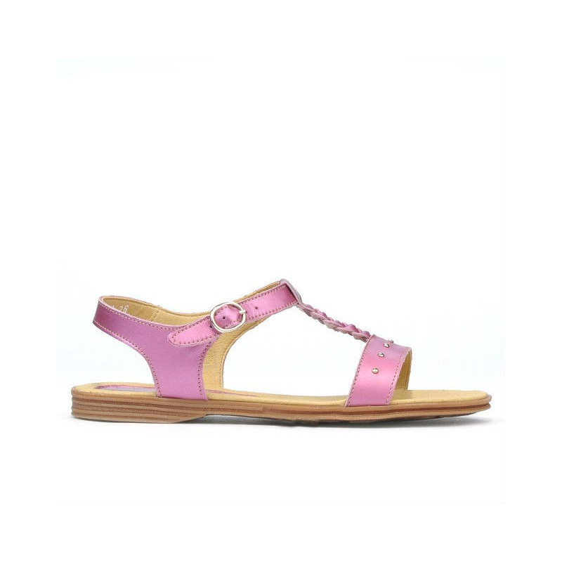 Women sandals 5011 pink pearl