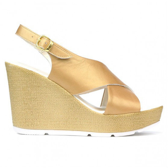 Women sandals 5025 golden