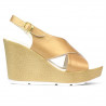 Women sandals 5025 golden