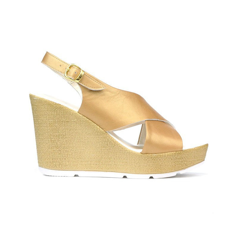 Women sandals 5025 golden