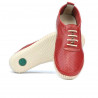 Women loafers, moccasins 688 red
