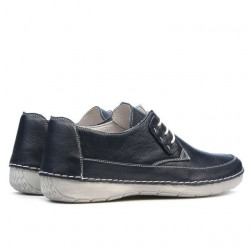 Women loafers, moccasins 672ms indigo