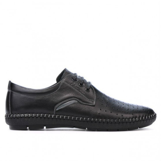 Men loafers, moccasins 871 black