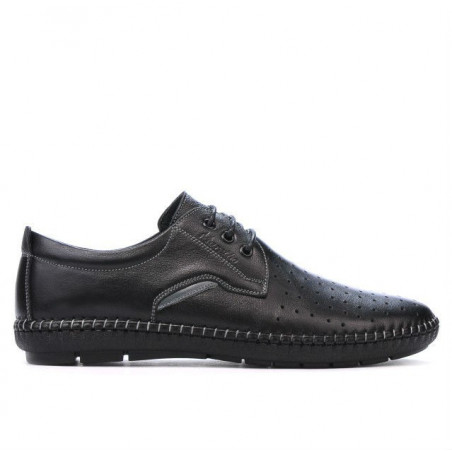 Men loafers, moccasins 871 black