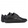 Men loafers, moccasins 871 black