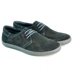 Men casual shoes 774 black velour 