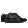 Men stylish, elegant shoes 876 black