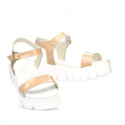 Women sandals 5034 patent nude