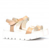 Women sandals 5034 patent nude