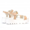 Women sandals 5034 patent nude