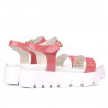 Women sandals 5034 patent pink