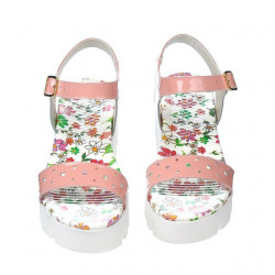 Women sandals 5034 patent pink