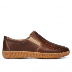 Women loafers, moccasins / adolescenti 689 brown