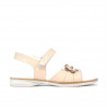 Small children sandals 55c patent nude
