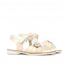 Small children sandals 55c patent nude