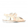 Small children sandals 55c patent nude