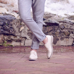 Men casual shoes 873 beige