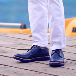 Men casual shoes 831-1 indigo