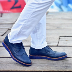 Men casual shoes 831-1 indigo lifestyle