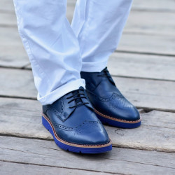 Men casual shoes 831-1 indigo