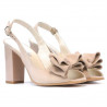Women sandals 1256 ivory antilopa