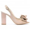Women sandals 1256 ivory antilopa