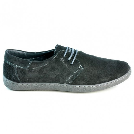 Men casual shoes 774 black velour 