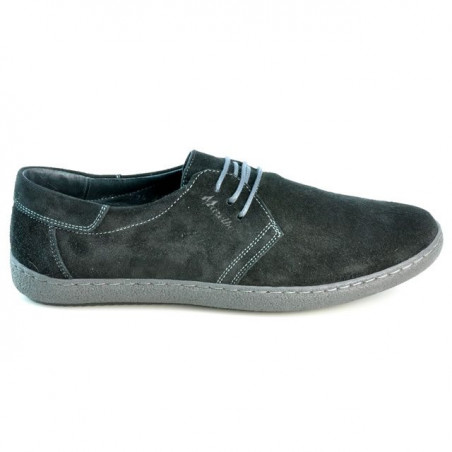 Men casual shoes 774 black velour 