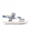 Children sandals 525 bleu argento
