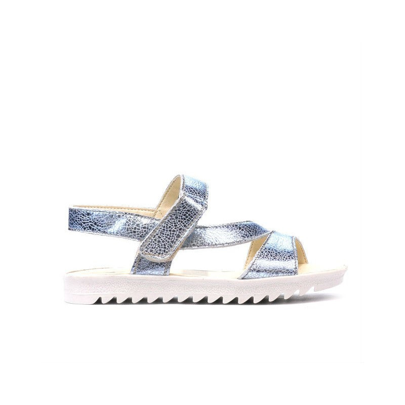 Children sandals 525 bleu argento