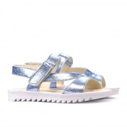 Children sandals 525 bleu argento