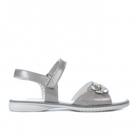 Children sandals 524 patent gray
