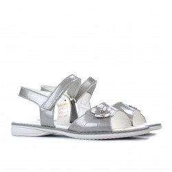 Children sandals 524 patent gray