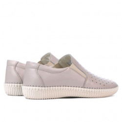 Women loafers, moccasins / adolescenti 689 beige