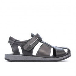Children sandals 324 black+gray