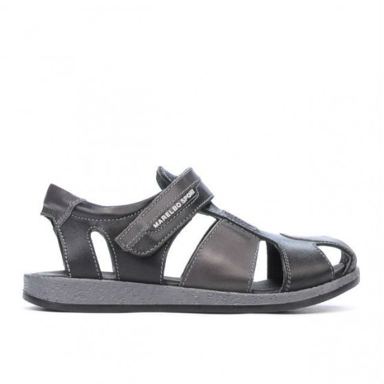 Children sandals 324 black+gray