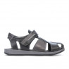 Children sandals 324 black+gray