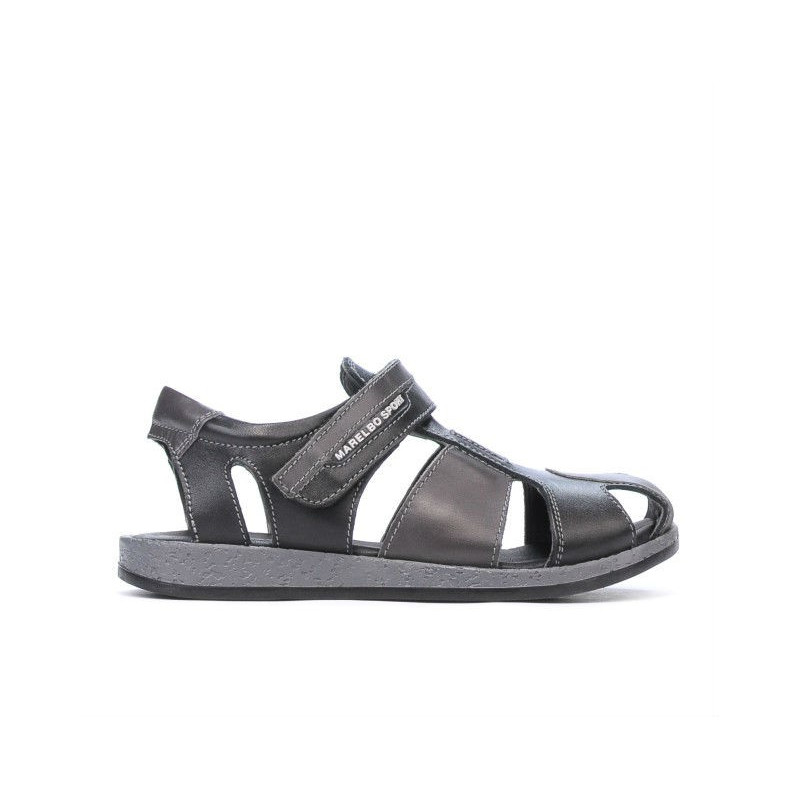Children sandals 324 black+gray