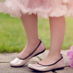 Children shoes 100 pudra pearl