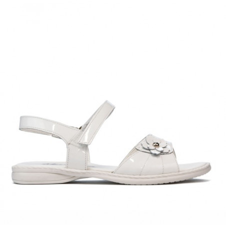 Children sandals 524 patent white