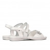 Children sandals 524 patent white