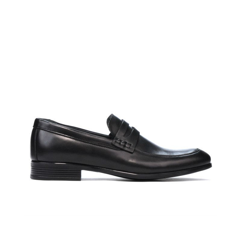Men stylish, elegant, casual shoes 875 black