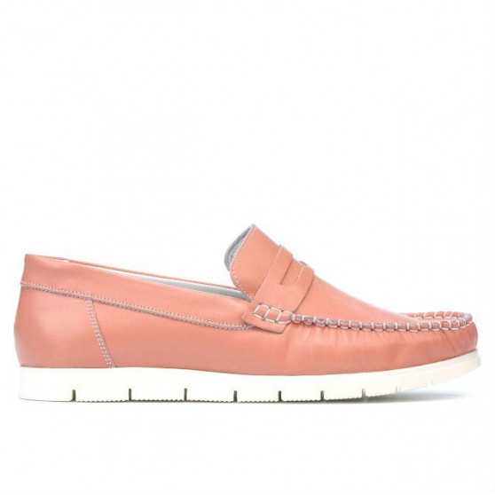 Women loafers, moccasins 692 rosa