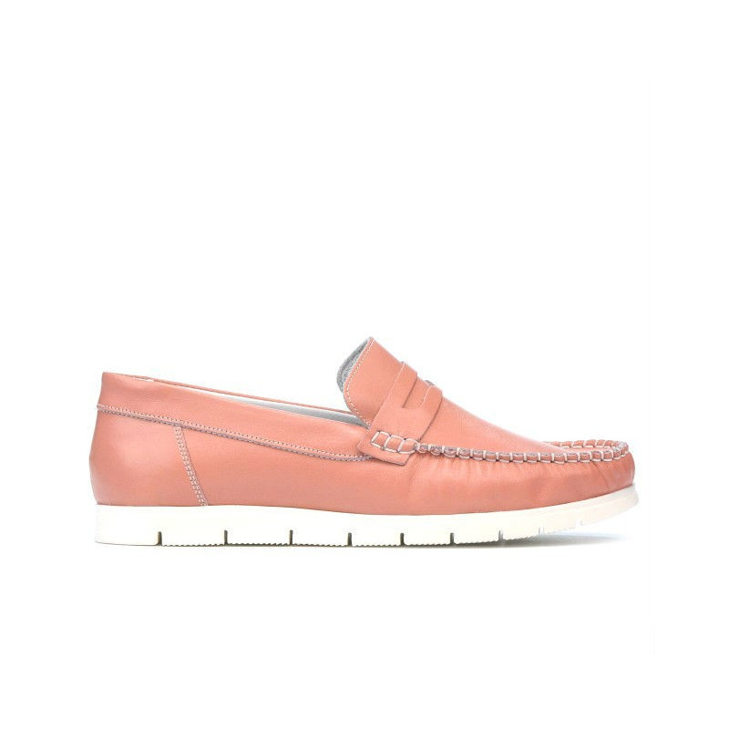 Women loafers, moccasins 692 rosa