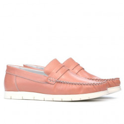 Women loafers, moccasins 692 rosa